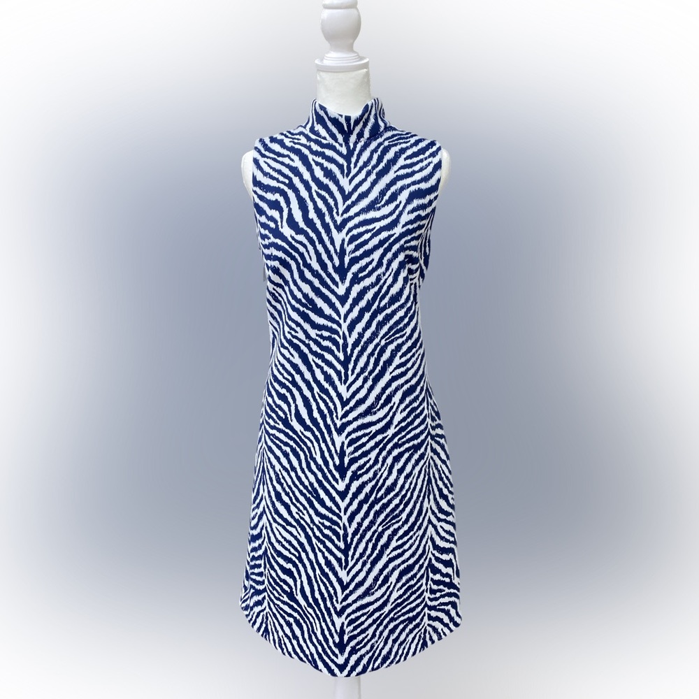 J McLaughlin Sleeveless Mock Collar Dress - Size M